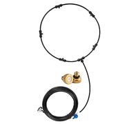 KSIEE Fan Mister Lot de 6 brumisateurs en cuivre atomisé à basse pression + système de brumisation de 6 m pour patio, jardin, serre, trampoline pour parc aquatique (A)