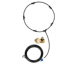 KSIEE Fan Mister Lot de 6 brumisateurs en cuivre atomisé à basse pression + système de brumisation de 6 m pour patio, jardin, serre, trampoline pour parc aquatique (A)