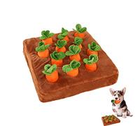 KSIEE Jouets pour chien de ferme carotte, 12 jouets puzzle d'enrichissement de carottes pour chien, cachez et cherchez des carottes pour chiens de petite, moyenne et grande taille, jouets