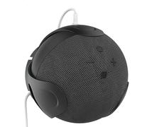 KSIEE Support de haut-parleur universel pour Echo Dot 5e/4e génération, Google Nest, support peu encombrant avec port de charge (noir)
