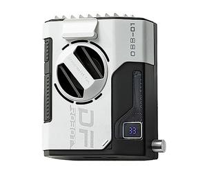 KSIEE Ventilateur portable rechargeable 10 000 mAh, mini ventilateur de taille avec temps de fonctionnement maximum de 24 h, 5 vitesses 13 000 tr/min, flux d'air puissant, ventilateur de ceinture