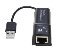 Ksikdeg Adaptateur USB 2.0 vers Ethernet USB vers RJ45 prenant en charge 10/100 Mbps Ethernet Networking Adapter Dongle Converter pour PC