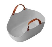 Ksikdeg Bac à litière portable avec poignée pour surfaces lisses, grande taille, facile à nettoyer, multicolore et spacieuse couverte