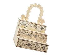 Ksikdeg Boîte commémorative artisanale en bois pour décoration de la maison avec cadre photo Ofrenda Day of Dead Art fabriqué à la main