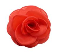 Ksikdeg Broche en forme de fleur française élégante et tendance pour la mode, SizeApprox.19cm/7.48inches, Maille filet
