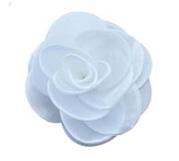 Ksikdeg Broche en forme de fleur française élégante et tendance pour la mode, SizeApprox.19cm/7.48inches, Maille filet