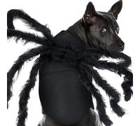 Ksikdeg Costume d'arachnide amusant arachnide pour chien - Accessoires de vacances d'Halloween - Costume amusant pour chiens de grande taille