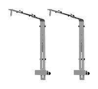 Ksikdeg De Lampe Marinepark en Mélange D'aluminium Fin Finition Argentée 2 8 Mm Assistance À L'éclairage Citerne Poisson Modifiable en Hauteur avec D'éclairage Citerne