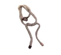 Ksikdeg Écharpe extra longue en peluche veloutée avec motif floral - Collier ras du cou multifonction pour l'hiver - Pour voyage en plein air - Collier ras du cou en peluche pliable, Chaîne de pull