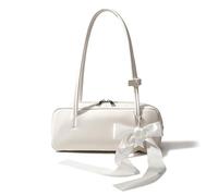 Ksikdeg Élégant sac à main en cuir PU pour les banlieues Sac à main souple sous les aisselles Sac à main pour les femmes et les étudiants à la mode Sac d'étudiant tendance, blanc, One Size