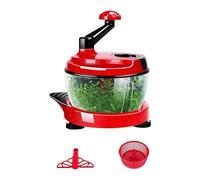 Ksikdeg Hachoir à viande manuel multifonction pour une préparation rapide des repas avec acier 402, facile à assembler et à nettoyer, passe au lave-vaisselle