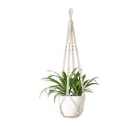 Ksikdeg Handcraft - Style nordique - Corde en coton à suspendre pour pots de fleurs - Sac en filet pour décoration intérieure et pot de fleurs