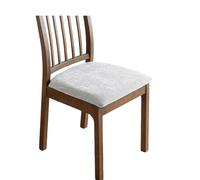 Ksikdeg Housse De Tabouret Élastiquée Tissu Polaire Supplémentaire Installation Facile Lavable en Machine pour Chaises Bureau À Manger Auvents Chaise Lavables en Machine