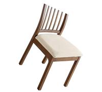 Ksikdeg Housse De Tabouret Élastiquée Tissu Polaire Supplémentaire Installation Facile Lavable en Machine pour Chaises Bureau À Manger Auvents Chaise Lavables en Machine