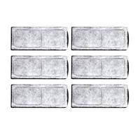 Ksikdeg Inserts Filtrants en Céramique pour Aquariums Avancés 3 Pièces Entretien Clair pour Eaux Douces Réservoirs d'eau Salée Filtre Externe Compact