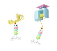 Ksikdeg Jouet interactif rebondissant avec corde élévatrice automatique d'intérieur félins charge teaser espace vertical chat divertissement