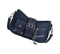 Ksikdeg Nervous Sweet Cotton Sac à bandoulière permanent PU Substance modifiable Ceinture fine pour un usage quotidien Élégant sac à bandoulière en cuir de bovins PU, b, One Size