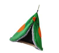 Ksikdeg Perchoir à oiseaux Hamac Tente pour perroquets Conure Fournitures perruches Couverture en fourrure pour petits perroquets