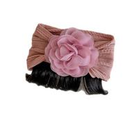 Ksikdeg Perruque à fleurs pour bébé - Bandeau floral - Accessoire de cheveux tendance pour filles âgées