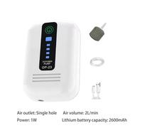 Ksikdeg Pompes À Air Portables pour Aquarium Aérateur Réglable Puissant Et Silencieux Oxygène pour Aquarium 40/70 Heures Air Silencieux