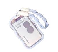 Ksikdeg Porte-Cartes De Campus en Silicone Flexible Pochette De Protection Transparente pour Accès À L'université Passe Repas Identification Facile Accessoire Convivial pour Les Navetteurs du Campus