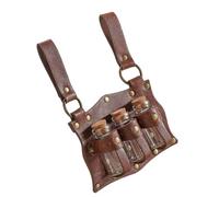 Ksikdeg Porte-potion médiéval en liège pour bouteille de potion, accessoires de cosplay, ceinture historique pour Renaissance et rôle fantastique