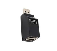 Ksikdeg Répartiteur USB 2.0 pour voiture, multiports, hubs USB 2.0, ordinateur portable, bureau, lecture multifonction, chargement de disque USB