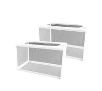 Ksikdeg Réservoirs D'élevage D'aquariums 2 Pièces avec Ventouse Sécurisée Filet Isolé pour Bébés Poissons pour Le Frai des Frites Et des Crevettes