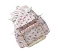 Ksikdeg Sac à dos fonctionnel transparent tendance à pois - Construction en nylon résistant à l'usure - Spacieux - Compagnon de voyage - Respirant et résistant à l'usure, a