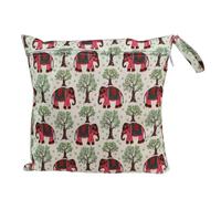 Ksikdeg Sac de rangement fin et imperméable pour animaux de compagnie et accessoires de couture - Solution de rangement permanente pour grande capacité - Tissu tissé TPU, Bébé éléphant., Taille unique