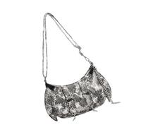 Ksikdeg Sac pour femme en cuir PU sous les aisselles Sac à main tendance Chaîne Aisselle Shopping Sortir ensemble Aile de chauve-souris épaule Femme Chaîne d'aisselle Sac à main Tout assorti Épaule