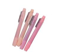 Ksikdeg Stylo Surligneur Fluorescent À Pointe Large Ciselée Marqueur Pour Scrapbooking Planificateur De Journal Marqueurs Parfumés 4 Pièces