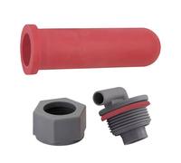 Ksikdeg Sucette en Caoutchouc pour Boisson Lait Mangeoire Veaux Seau d'allaitement Tétine Caoutchouc Souple Bétail Et Bétail Tétine Silicone