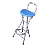 Ksikdeg Tabouret pliable avec repose-pieds, tabouret de pêche, chaise de bureau avant, tabouret haut pliable pour cuisine