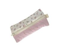 Ksikdeg Trousse À Floral en Polyester Capacité Fermeture Glissière Stylos Léger pour Le Rangement des Outils D'écriture De Capacité