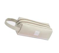 Ksikdeg Trousse multifonction de grande capacité, double couche, grands compartiments, pochette à stylos en toile, Couleur 6, 20cm x 15cm x 1cm