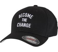 Kšiltovka Mr. Tee Become The Change Wording Wooly Combed Cap noir - S/M