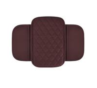 KSIWUAGB Coussin Accoudoir Voiture pour Fiat Argo Hatchback 2017-2024, Housse D'accoudoir Central Protection Interieur Accessoire Voiture,Brown