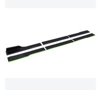 KSIWUAGB Jupes Latérales Voiture pour Audi RS 3 Sportback 2009-2024, Séparateur Bascule Latéral Voiture Anti-Collision Protecteur Kit Accessoire Voiture,Green
