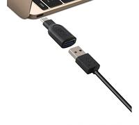 Ksix BXADAPC01 changeur de genre de câble USB USB C Noir