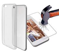 KSIX B0936PACK00 Pack de Protection pout iPhone 7 Plus Comprenant Une Coque et Une Protection d'écran en Verre trempé ultrafin de dureté 9H Transparent