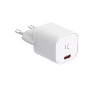 Ksix BCD20GAN01B Universel Blanc Secteur Charge rapide Intérieure