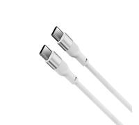 Ksix BCL060WAS01 câble USB USB 2.0 1 m USB C Blanc