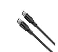 Ksix BCL060WAS02 câble USB USB 2.0 1 m USB C Noir