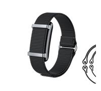 KSIX Bracelet connecté Vitalis sans écran, bracelet minimaliste avec moniteur de fréquence cardiaque, oxygène, température, sommeil et stress, étanche jusqu'à 5 ATM, autonomie de 30 jours, 2 bracelets