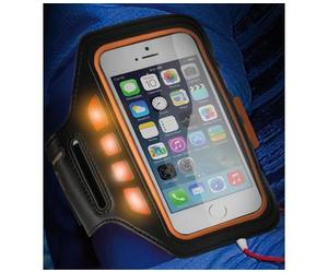 KSix Brassard de protection pour iPhone 5 / 5S / SE avec témoins LED
