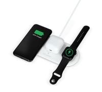 Ksix BXCQI10QC02 chargeur d'appareils mobiles Casques, Casque, Smartphone, Smartwatch Blanc Secteur, USB Charge rapide Intérieure