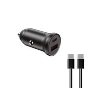 Ksix BXCRC20W chargeur d'appareils mobiles Smartphone Noir Allume-cigare Charge rapide Auto