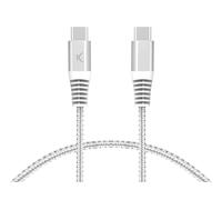 Ksix BXCUCC2T2 câble USB USB 2.0 2 m USB C Blanc