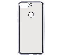 KSIX FUNDA Flex Metal TPU Para Huawei Y7 2018 Metalizado Gris